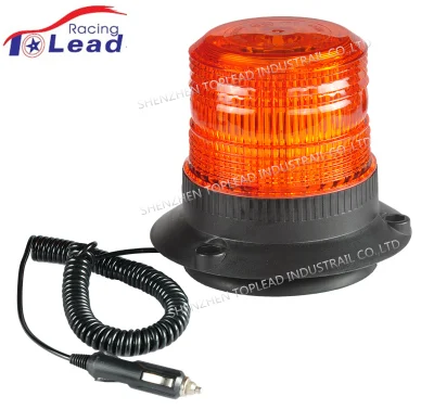 トップリード磁気マウント LED アンバーストロボビーコン警告灯フォークリフトランプ